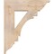 Ekena Millwork Merced Traditional Smooth Bracket, Douglas Fir, 5 1/2"W x 24"D x 28"H BKT06X24X28MRC01SDF - alternate 4